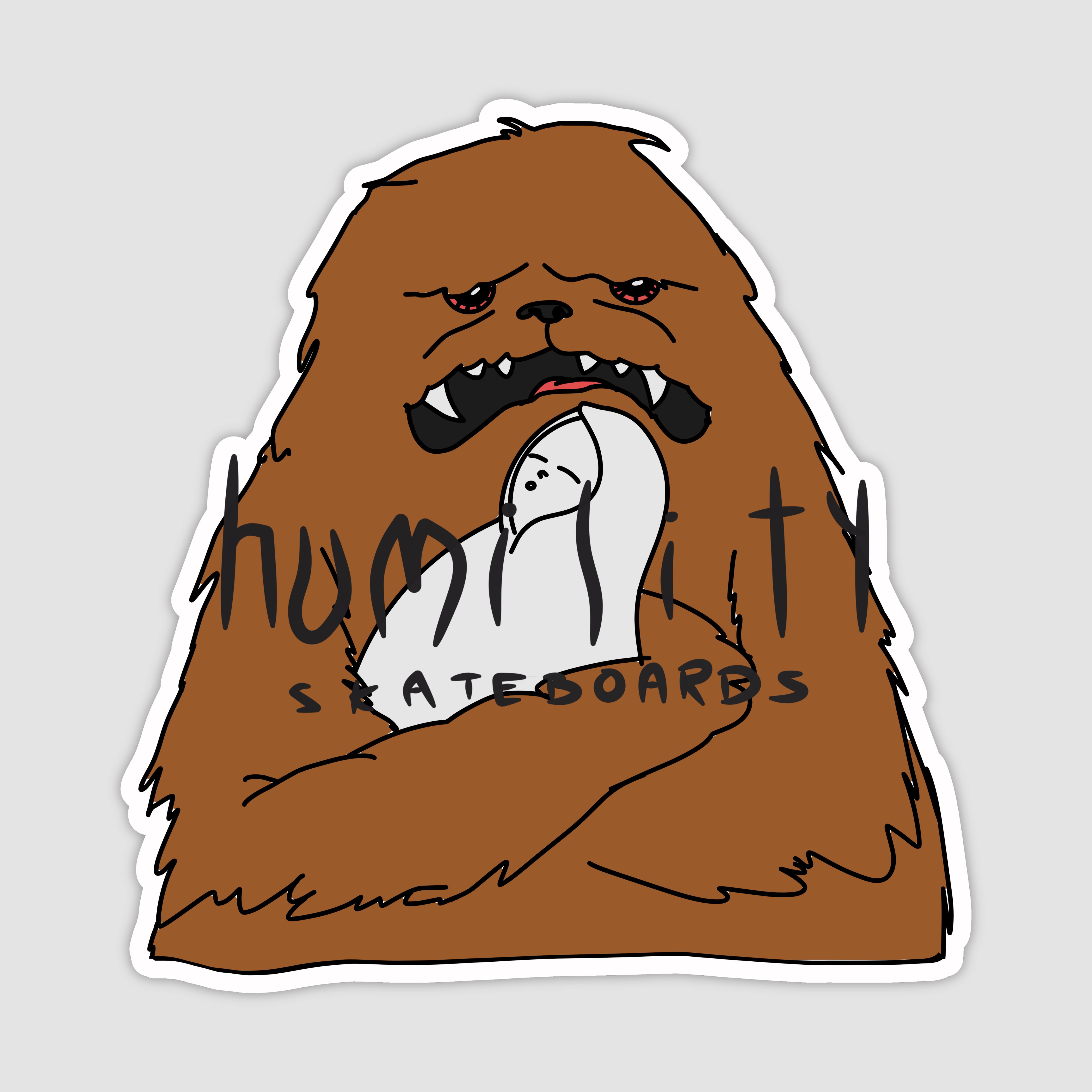 Yeti With Baby Sticker